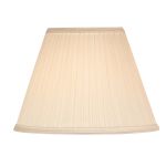 Lamp Shade Mushroom Soft Pleat Parchment 6x11x9